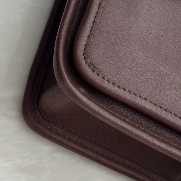 COACH VINTAGE MAHOGANY BROWN STATION BAG  K4 1994 vintage bag - Picture 7 of 10